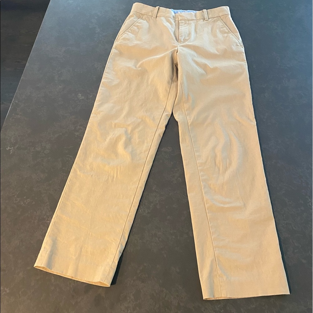 Tommy Hilfiger Boys TH Flex Khaki Chino Pants (Size 14)